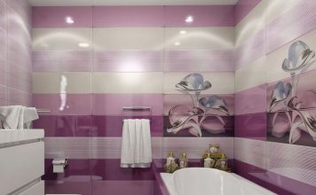 Бежевая ванная комната