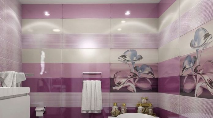 Бежевая ванная комната