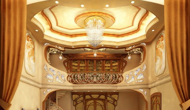 Стиль модерн в интерьере квартиры: дизайн кухни, гостиной, спальни