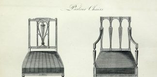 Дизайн стульев. Шератон, 1793