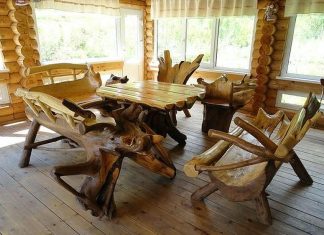 Мебель деревянная из кедра и липы