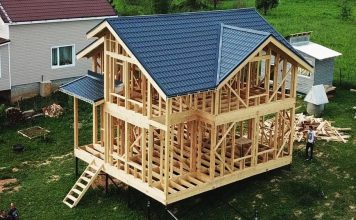 Процесс строительства дома