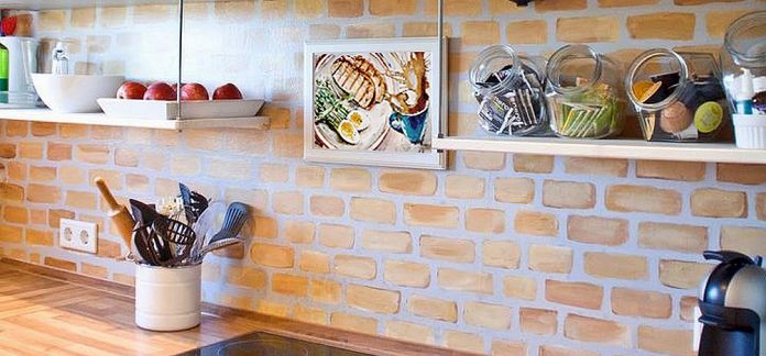 Картины в интерьере кухни